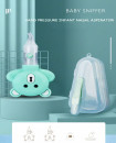 High Quality Baby Manicure Pedicure Kit Nail Clipper Scissor Tweezer File Bear Nasal Aspirator for Newborn Infant Toddler Mint Green